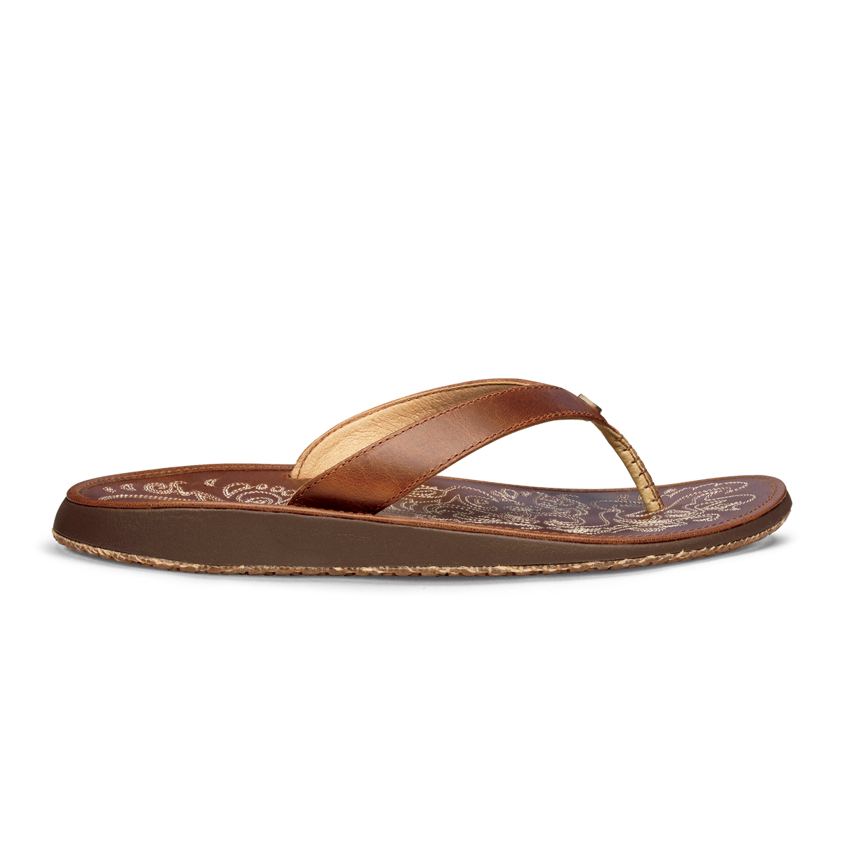 Paniolo Women's Leather Sandals - Natural