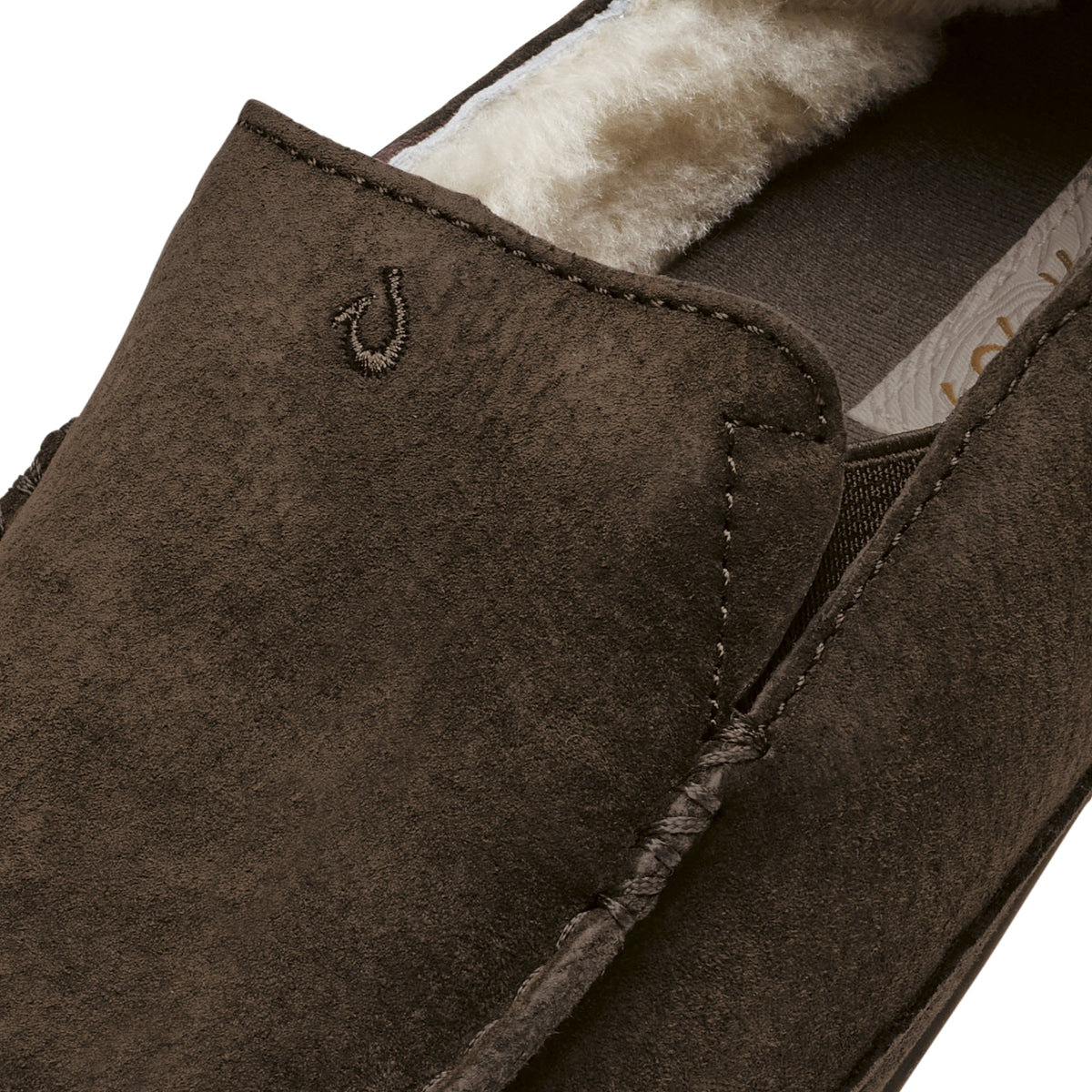 Nohea Women's Soft Shearling Slippers - Dark Oak / Dark Oak