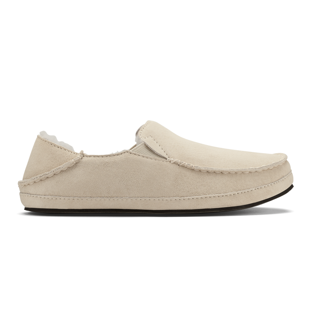Nohea Women's Soft Shearling Slippers - Bone