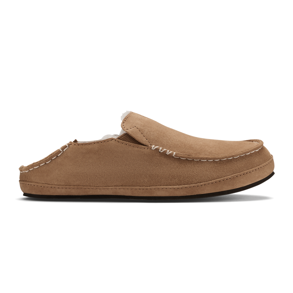 Nohea Women's Soft Shearling Slippers - Tan