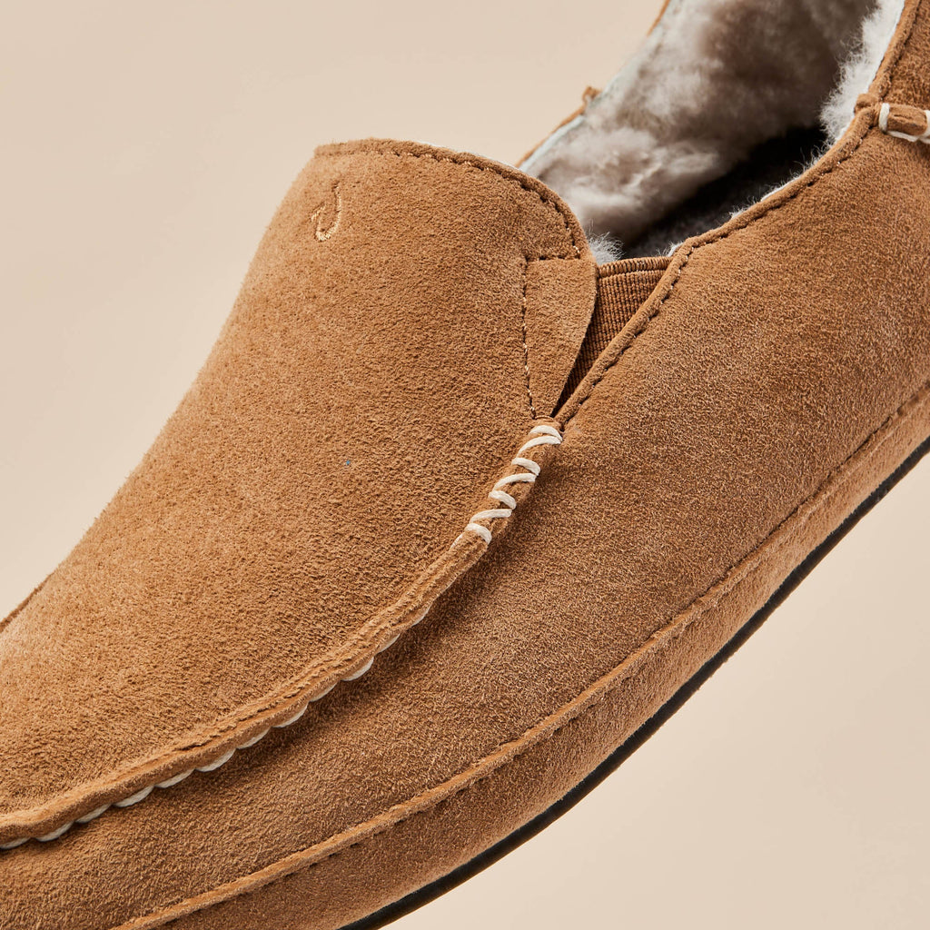 Nohea Women's Soft Shearling Slippers - Tan
