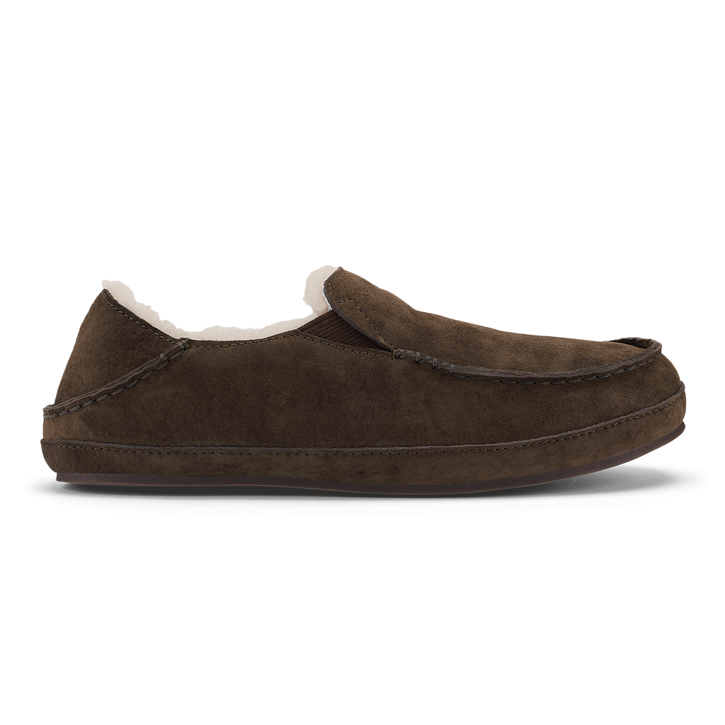 Nohea Women's Soft Shearling Slippers - Dark Oak / Dark Oak