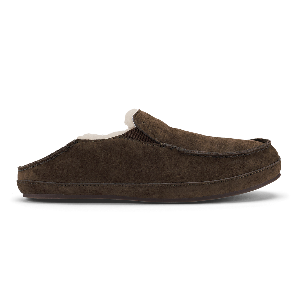 Nohea Women's Soft Shearling Slippers - Dark Oak / Dark Oak