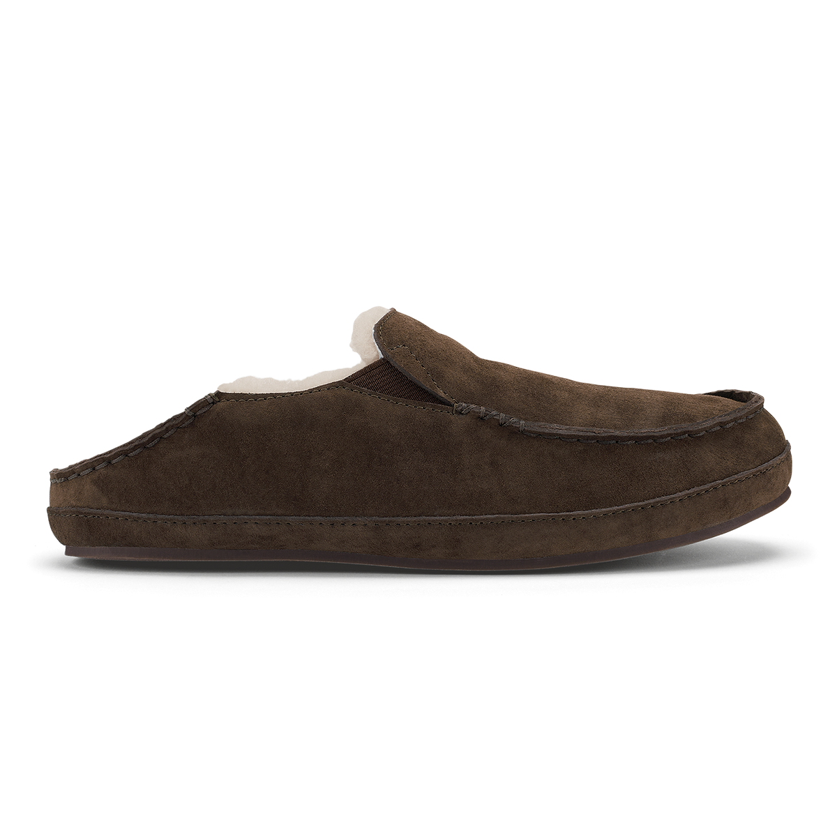 Nohea Women's Soft Shearling Slippers - Dark Oak / Dark Oak