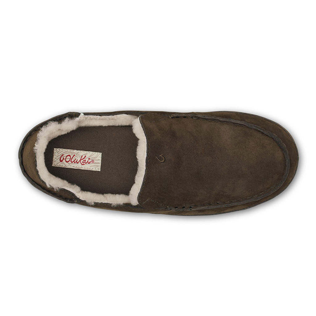 Nohea Women's Soft Shearling Slippers - Dark Oak / Dark Oak