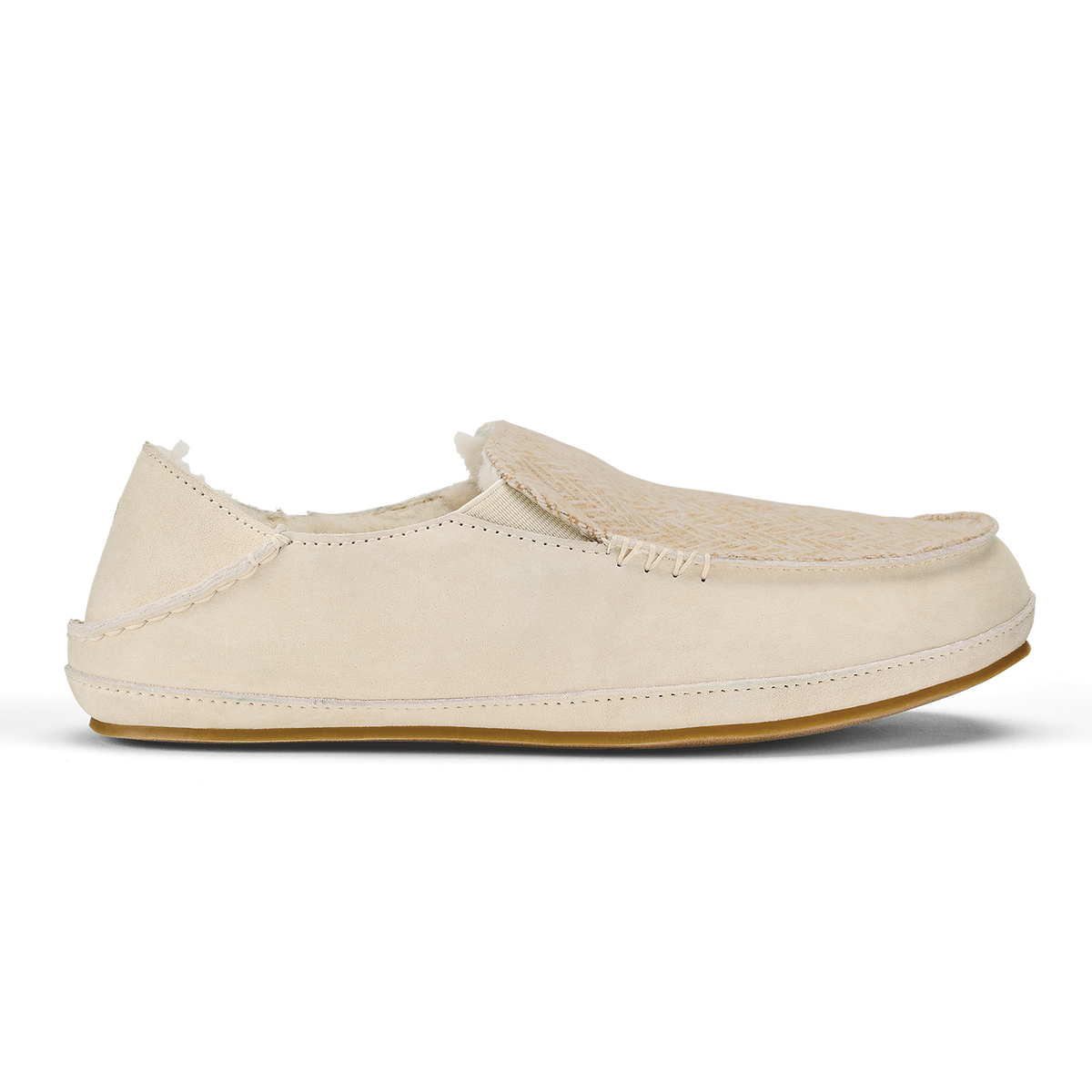 Nohea Women's Soft Shearling Slippers - Kapa Stripe / Puka