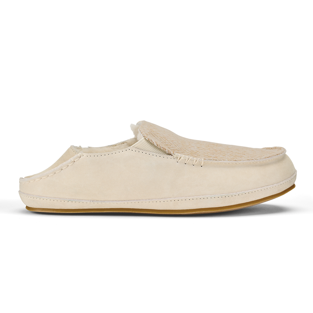 Nohea Women's Soft Shearling Slippers - Kapa Stripe / Puka