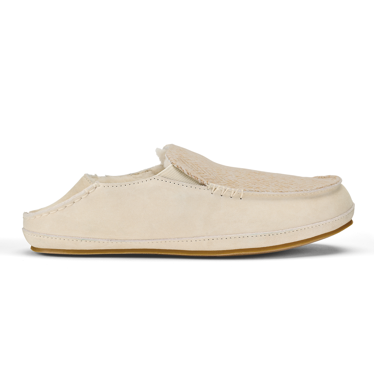 Nohea Women's Soft Shearling Slippers - Kapa Stripe / Puka