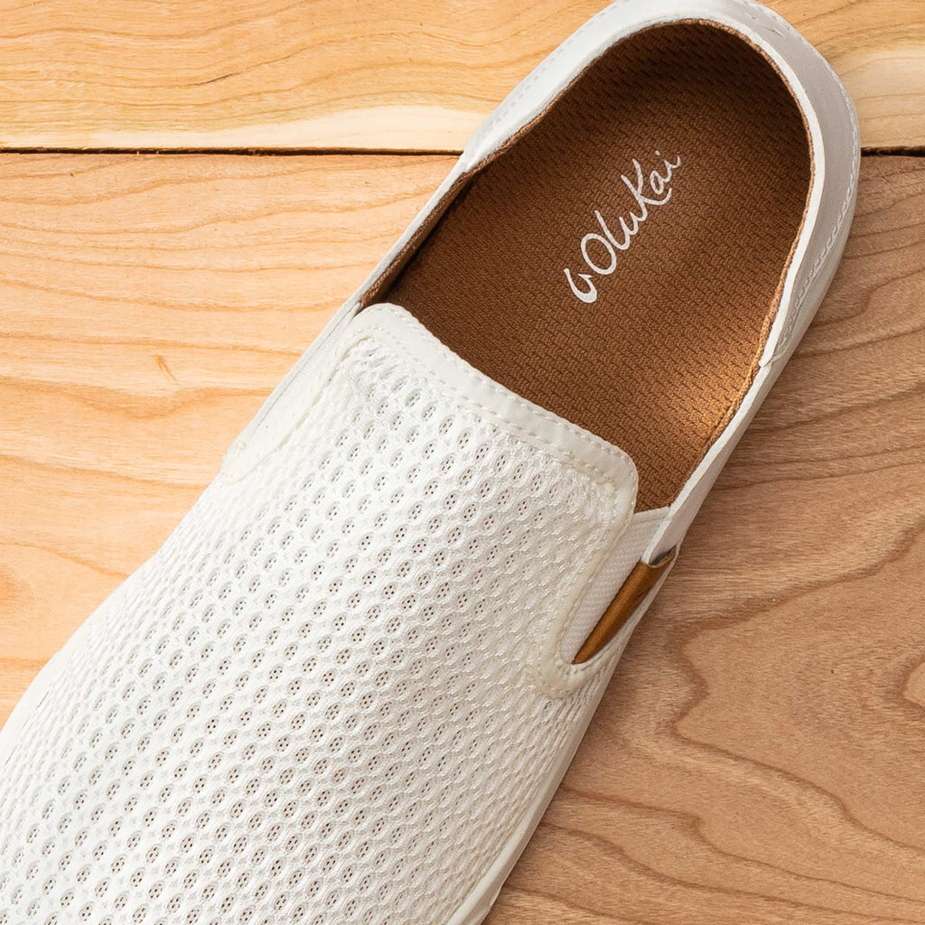 Pehuea Women's Breathable Slip-On Shoes - Bright White