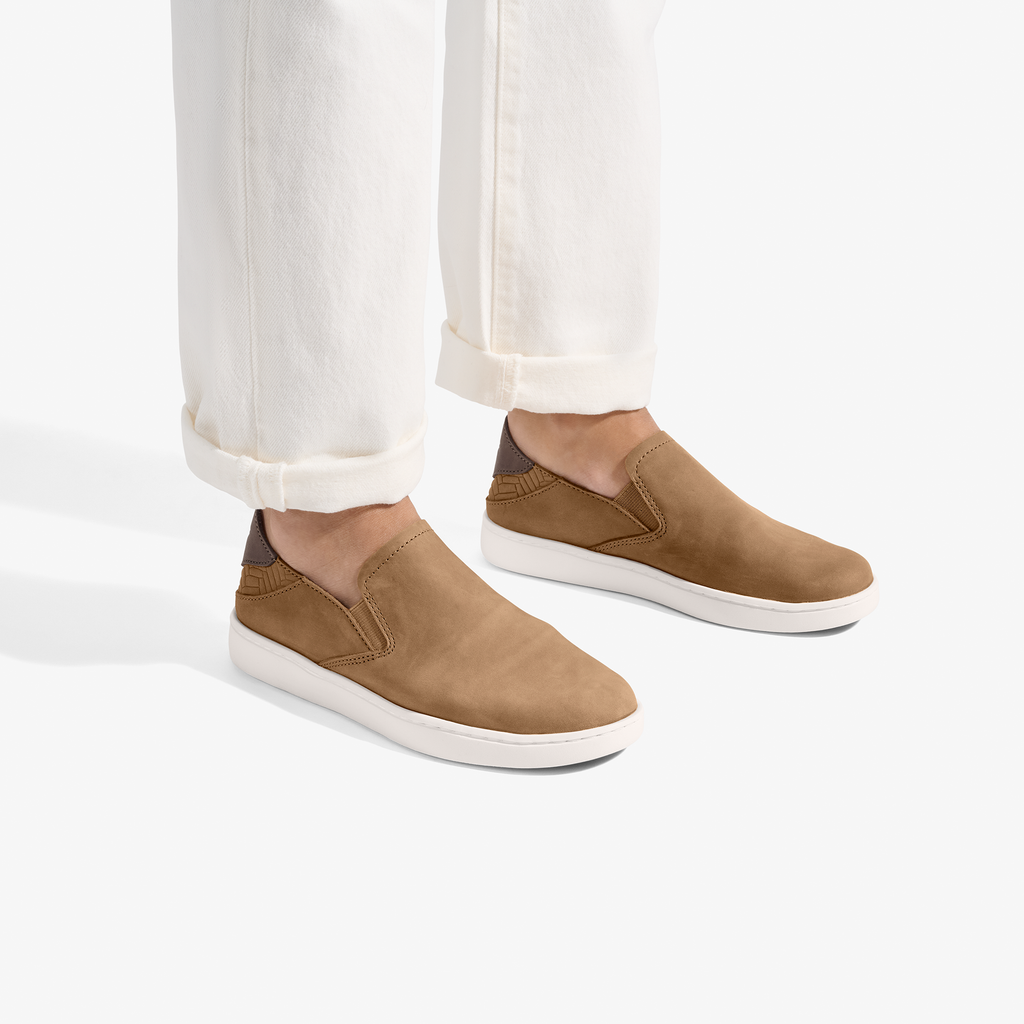 Pehuea Women's Sneakers Slip-On Shoes - Sahara / Toffee