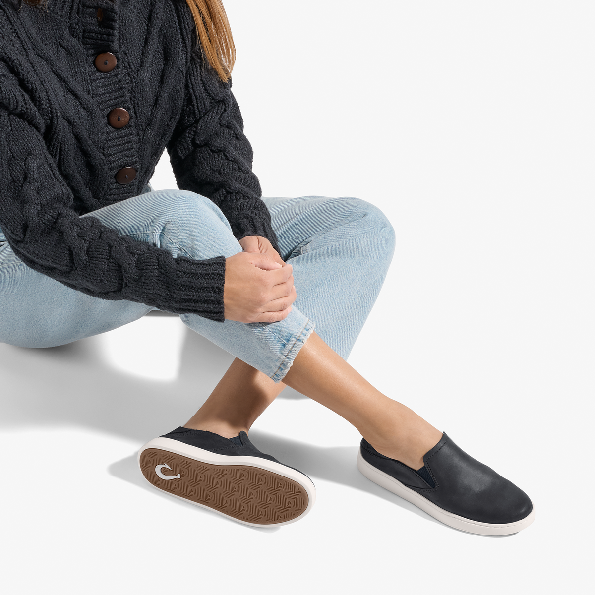 Pehuea Women's Sneakers Slip-On Shoes - Onyx / Onyx