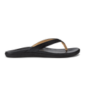 Honu Women's Leather Beach Sandals - Black