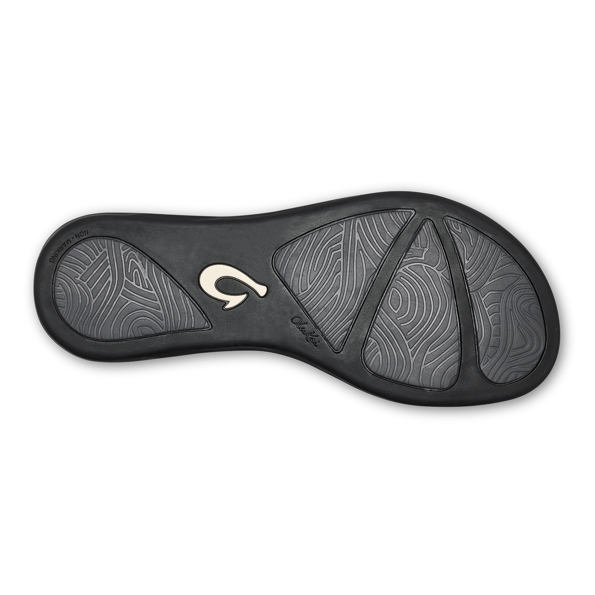 Honu Women's Leather Beach Sandals - Black
