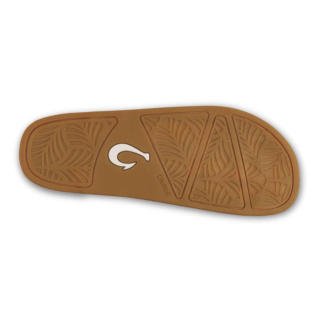 Kipea Olu Women's Leather Slide Sandals - Warm Sand