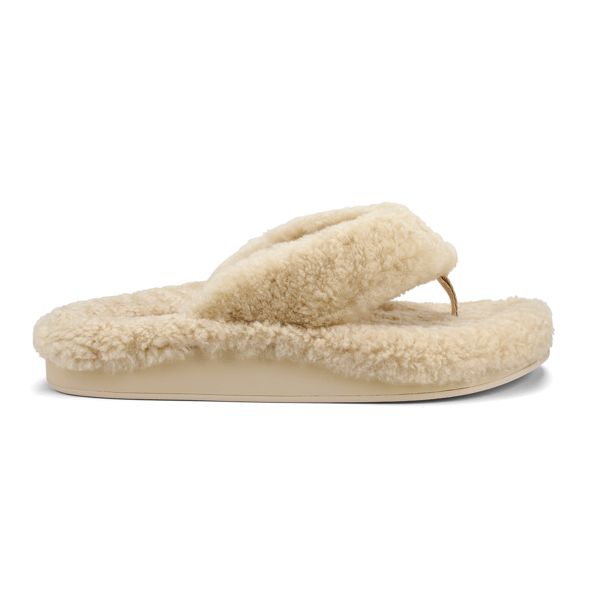 Kipea Heu Women's Fuzzy Slipper Sandals - Tapa