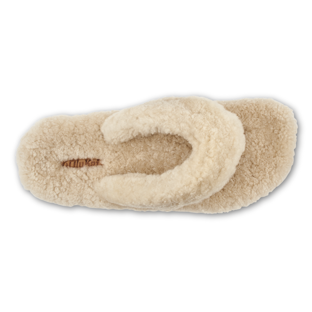 Kipea Heu Women's Fuzzy Slipper Sandals - Tapa