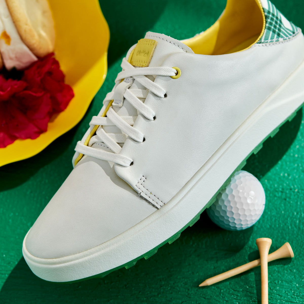 Wailea Women's Exclusive Golf Shoes - Bright White / Medium Green