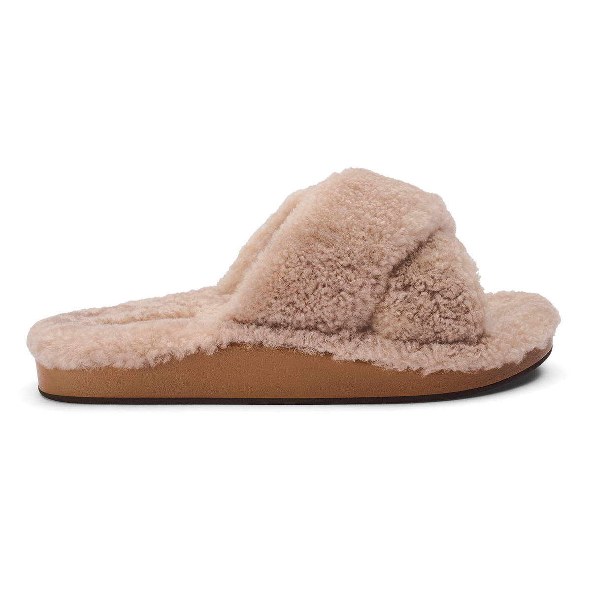 Hila Heu Women's Cozy Slipper Sandals - Tan