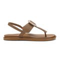 Lai T Bar Women's Strappy Beach Sandals - Tan / Tan