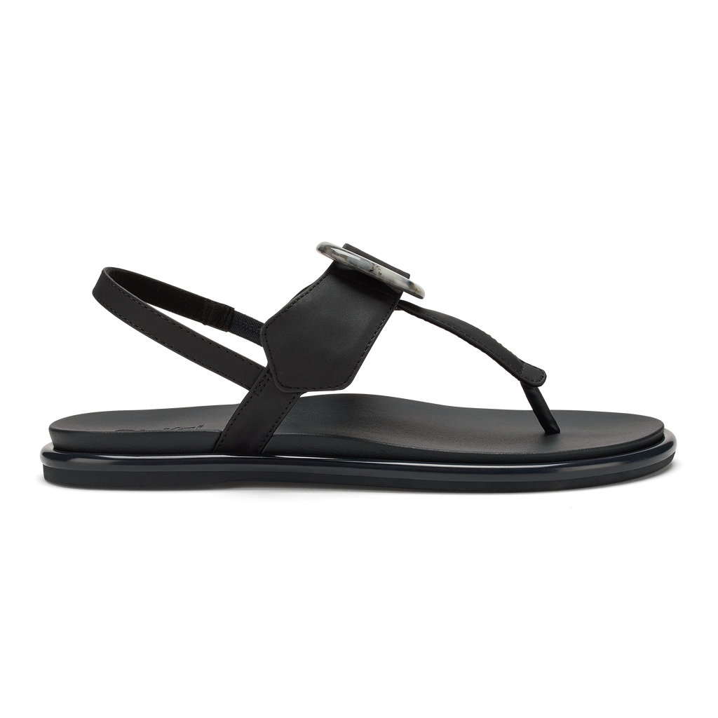 Lai T Bar Women's Strappy Beach Sandals - Lava Rock / Lava Rock