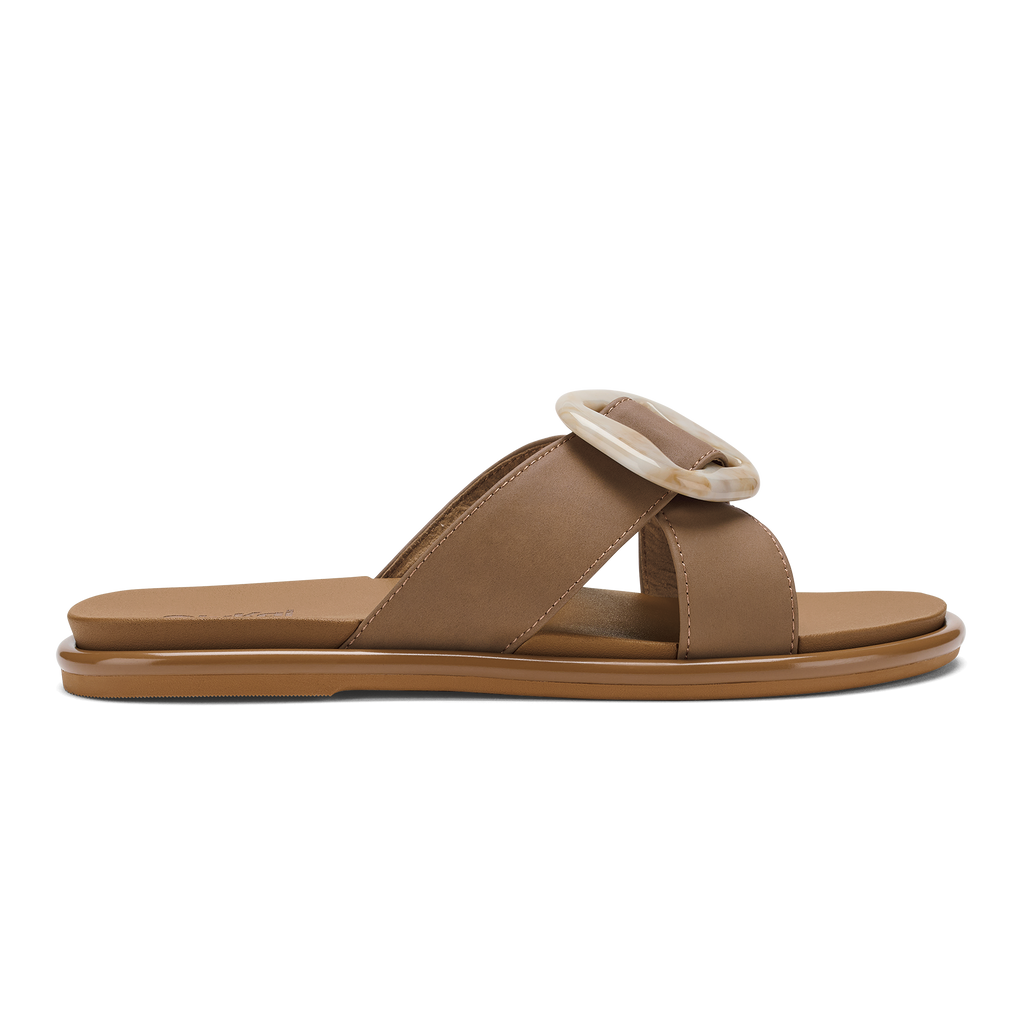 Lai Slide Women's Versatile Slide Sandals - Tan