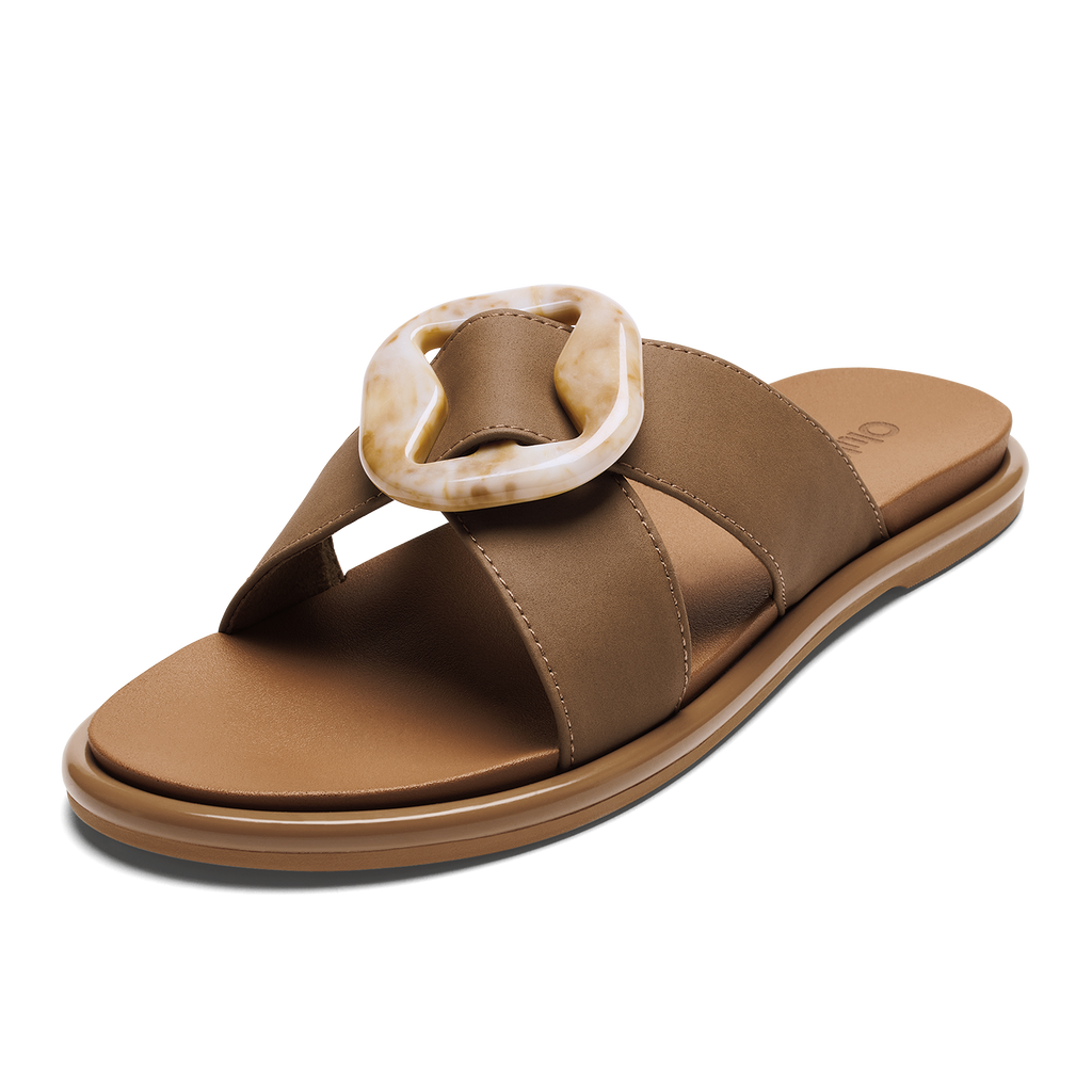 Lai Slide Women's Versatile Slide Sandals - Tan