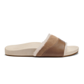 Hoala Slide Women's Leather Slide Sandals - Tan / Puka