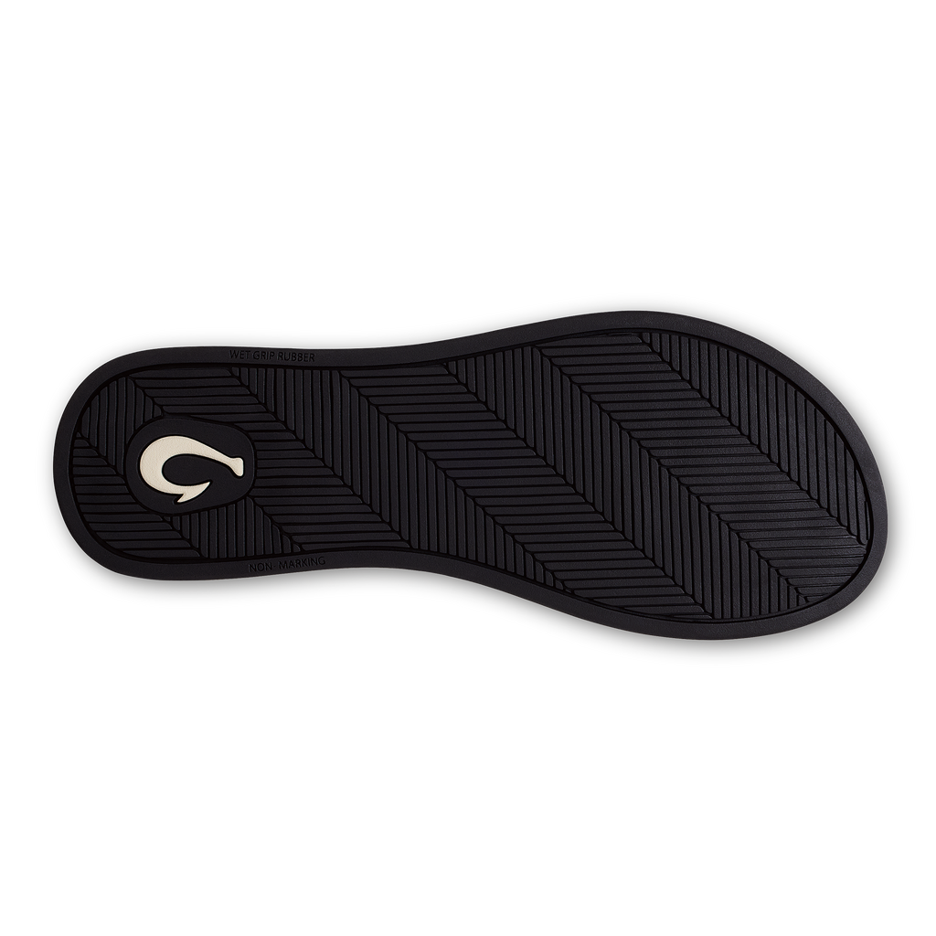 Uiki Women's Beach Sandals - Black / Pa'i