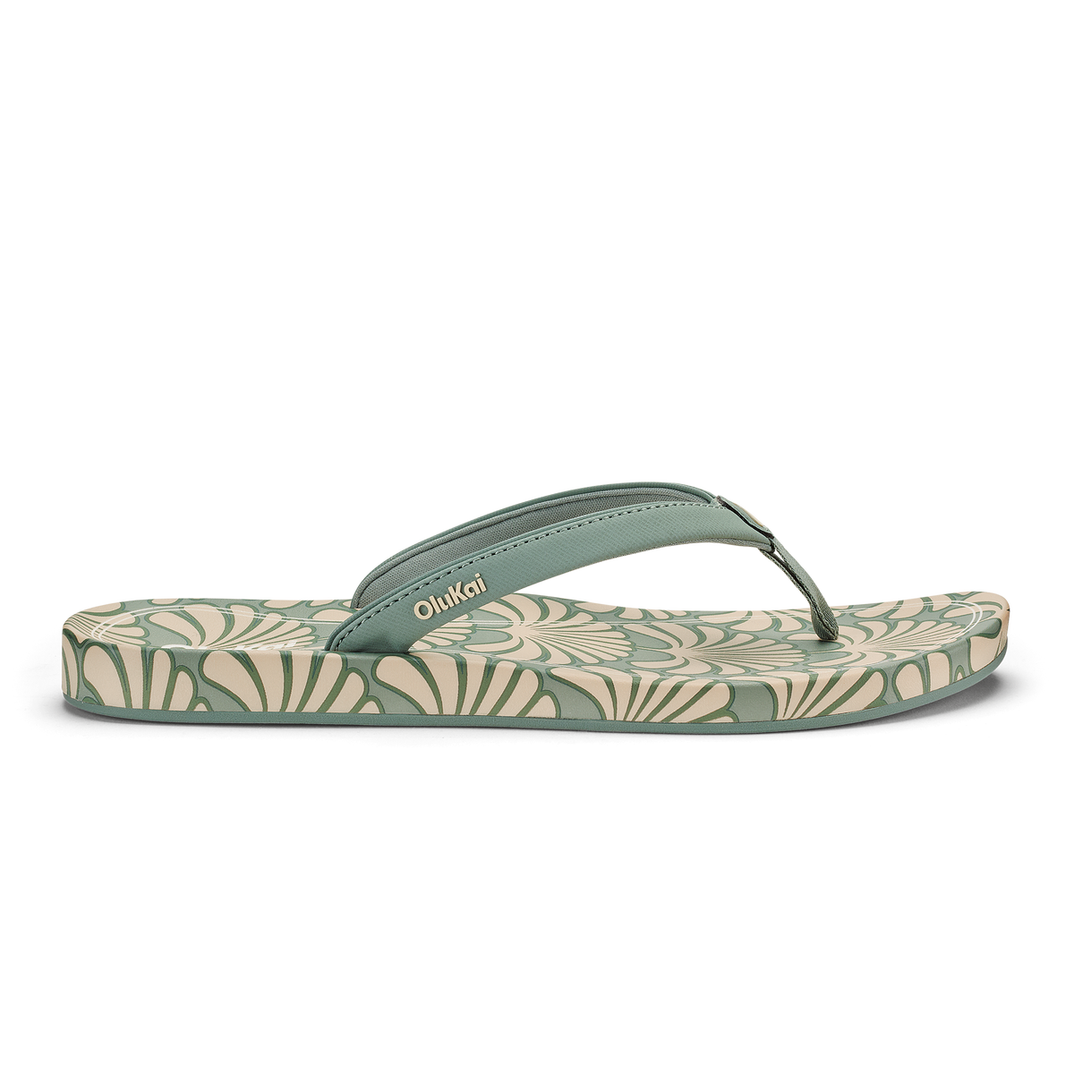 Uiki Women's Beach Sandals - Silver Pine / Pa'i
