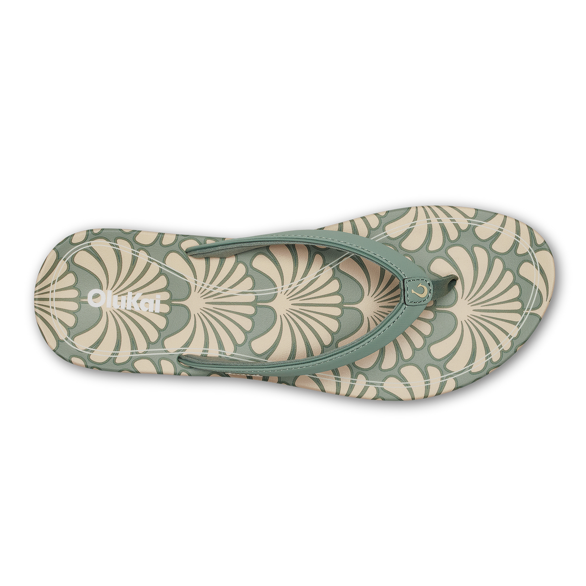 Uiki Women's Beach Sandals - Silver Pine / Pa'i