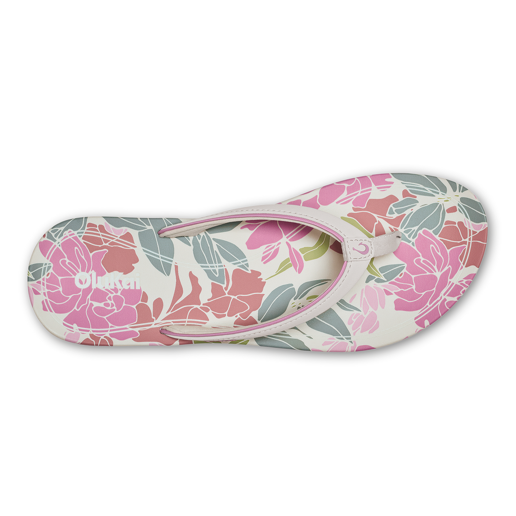 Uiki Women's Beach Sandals - White Sand / Pa'i
