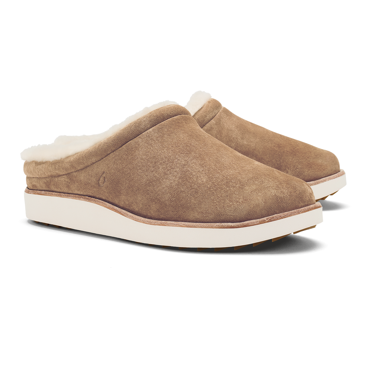 Mani Women's Leather Mule Slippers - Tan / Golden Sand