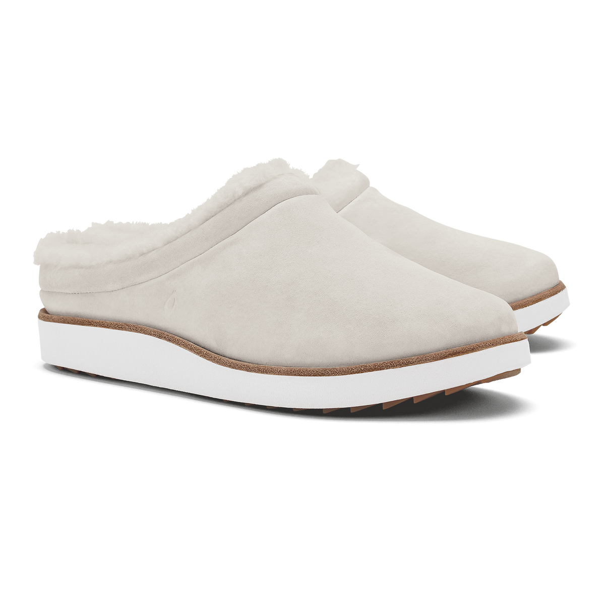 Mani Women's Leather Mule Slippers - Puka / Golden Sand