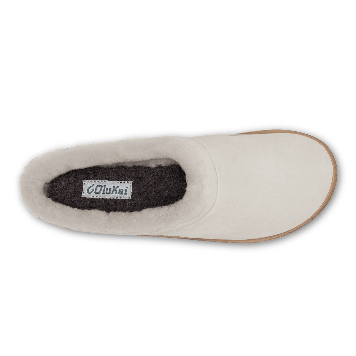 Mani Women's Leather Mule Slippers - Puka / Golden Sand