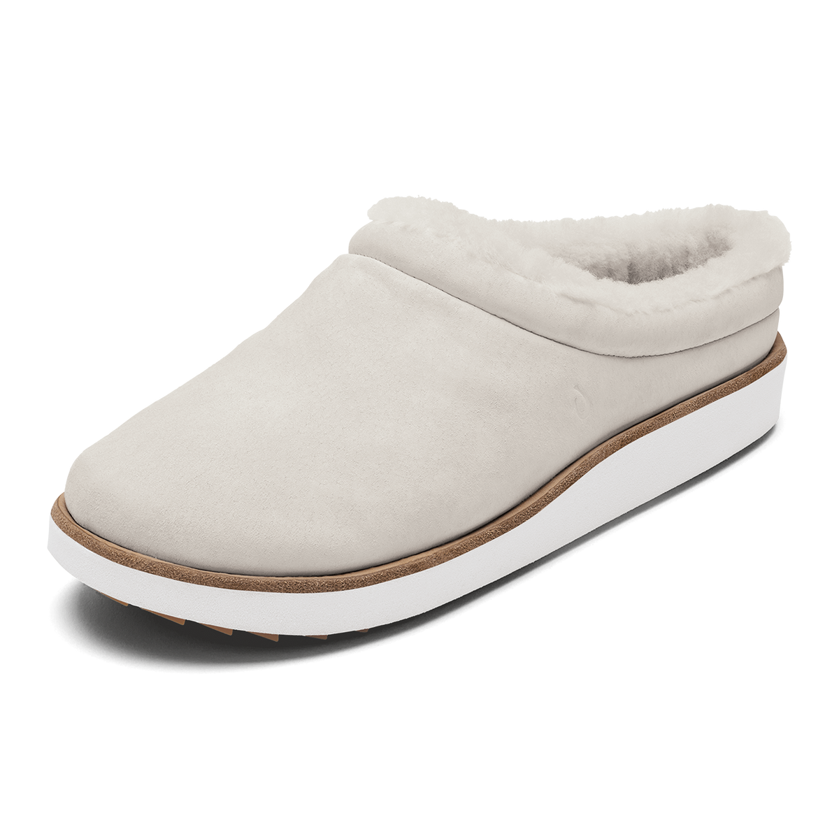Mani Women's Leather Mule Slippers - Puka / Golden Sand