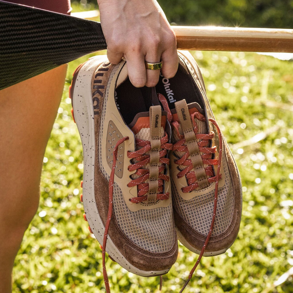 Makiki Women's All-Terrain Athletic Shoes - Sandshell / Carob