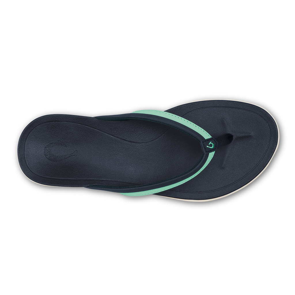 Hoopio Malua Women's Beach Sandals - Trench Blue / Paradise