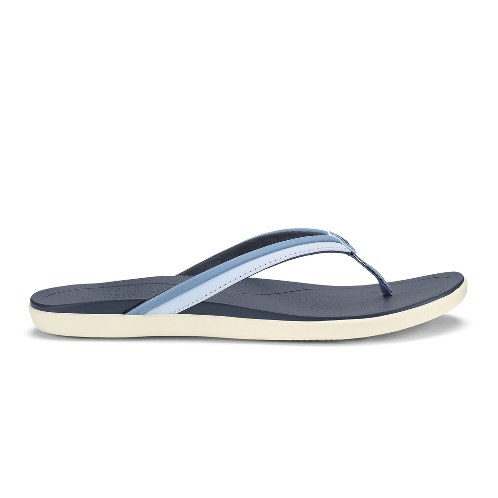 Hoopio Malua Women's Beach Sandals - Ocean Fog / Lanai Breeze