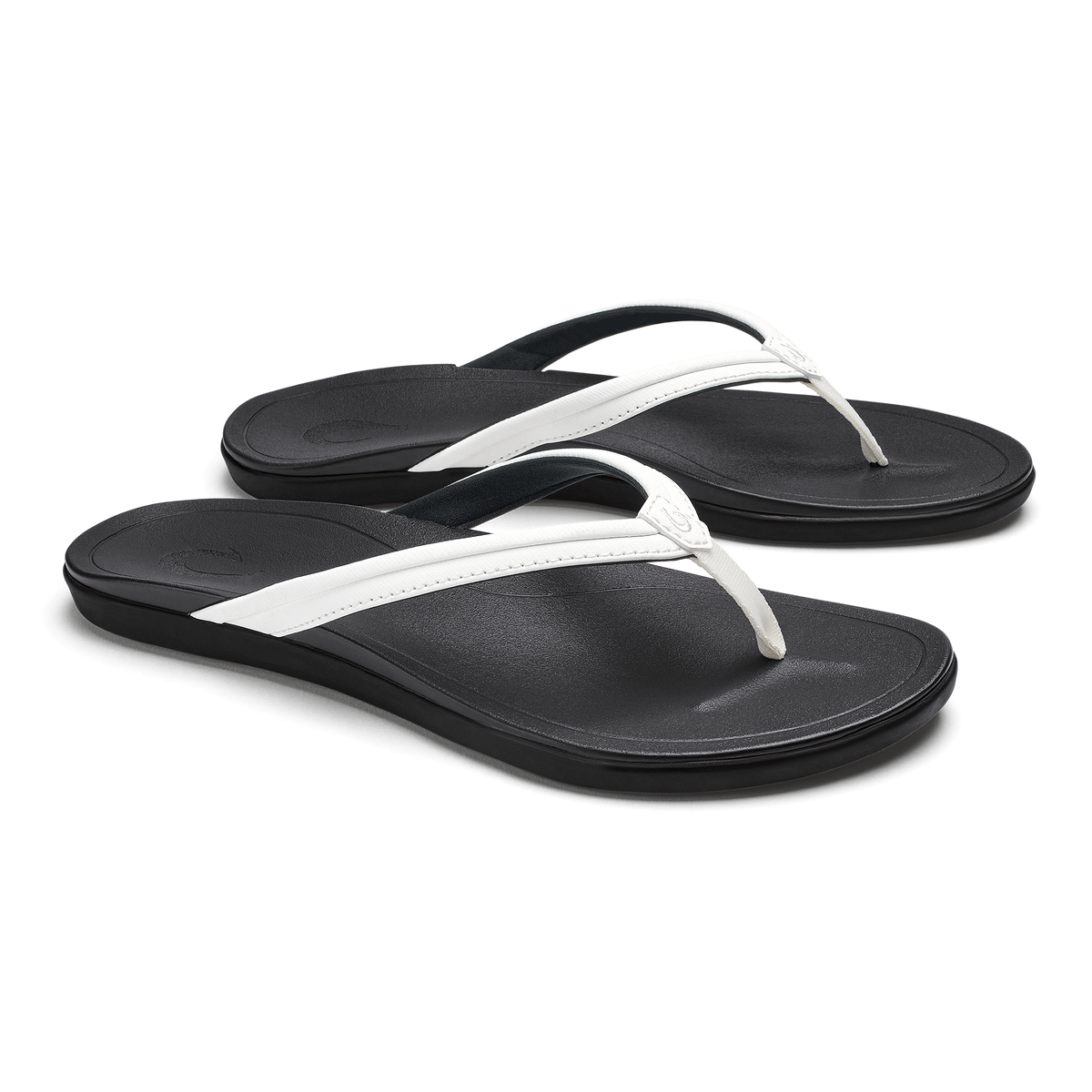Hoopio Malua Women's Beach Sandals - Bright White / Bright White