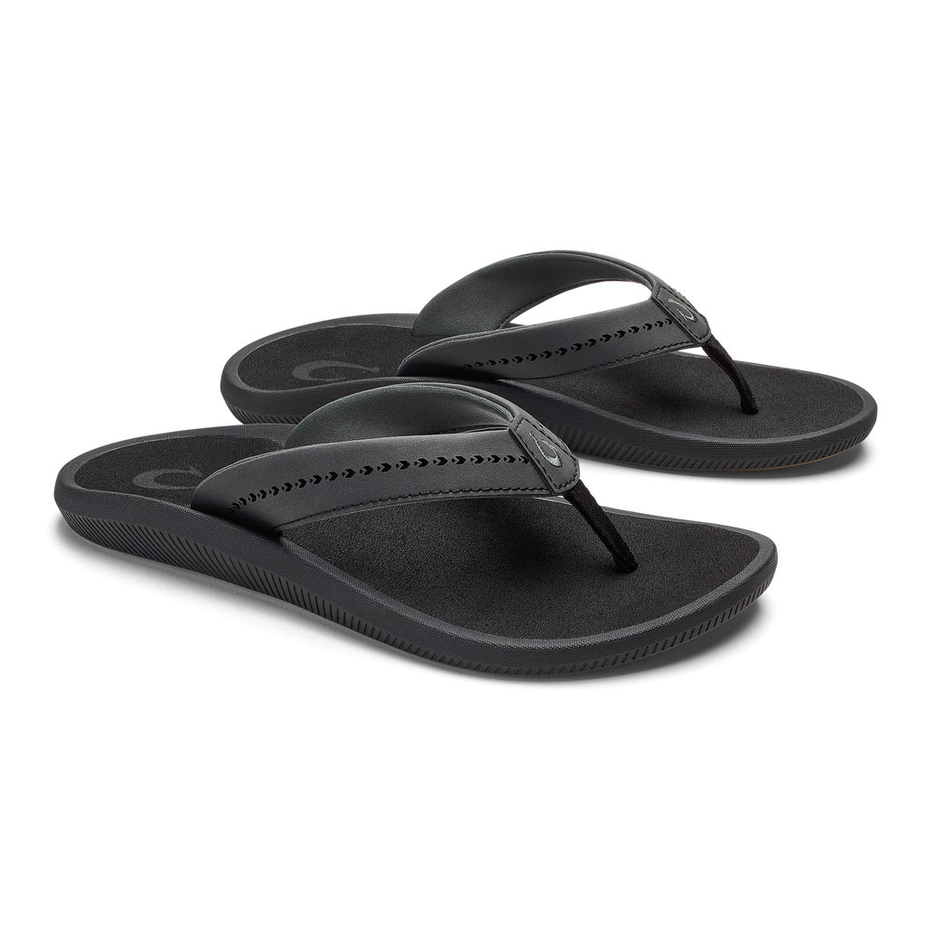 Ulele Women's Beach Sandals - Black / Black