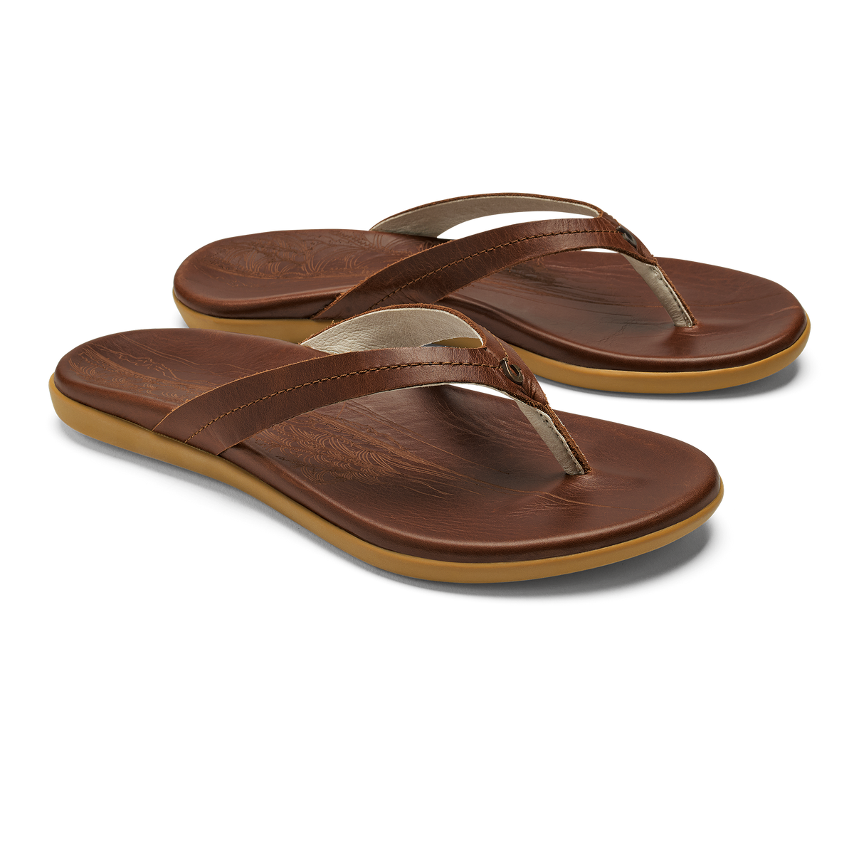Hokulea Kia Women's Beach Sandals - Toffee / Toffee