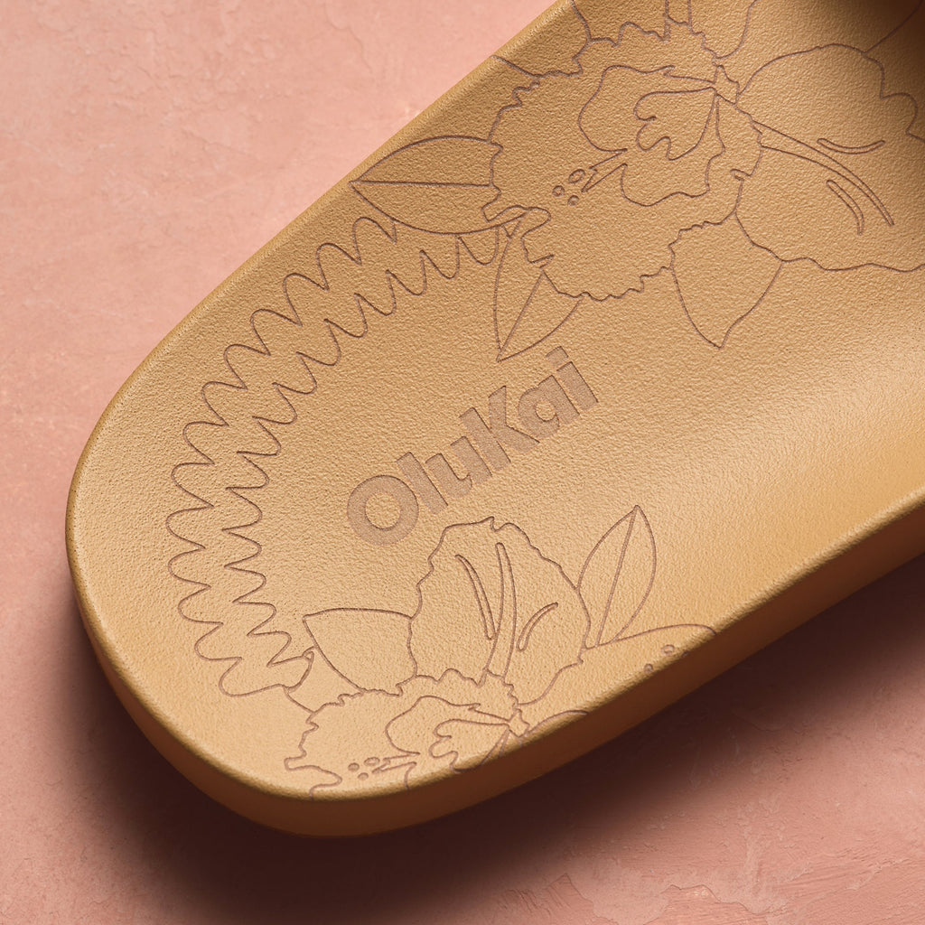 Kipea Pono Women's Slide Sandals - Soft Pink / Warm Sand