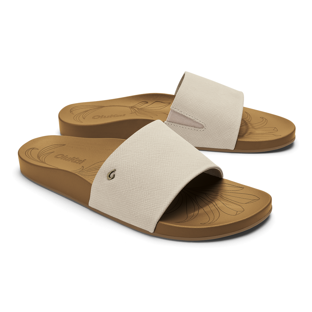 Kipea Pono Women's Slide Sandals - Tapa / Crosshatch