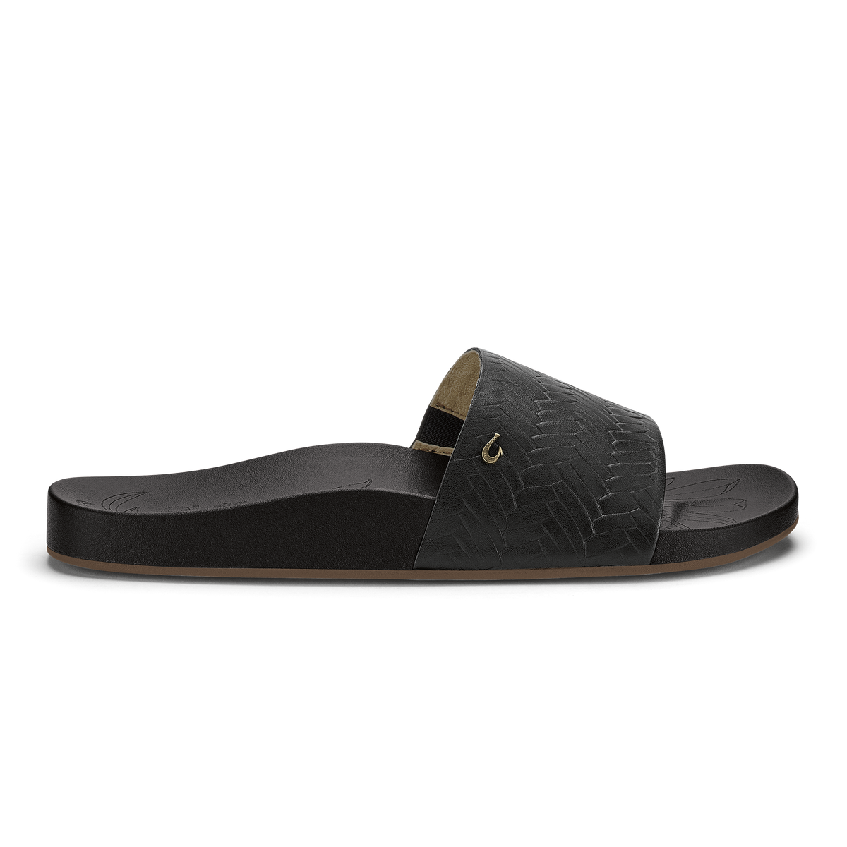 Kipea Pono Women's Slide Sandals - Black / Weave