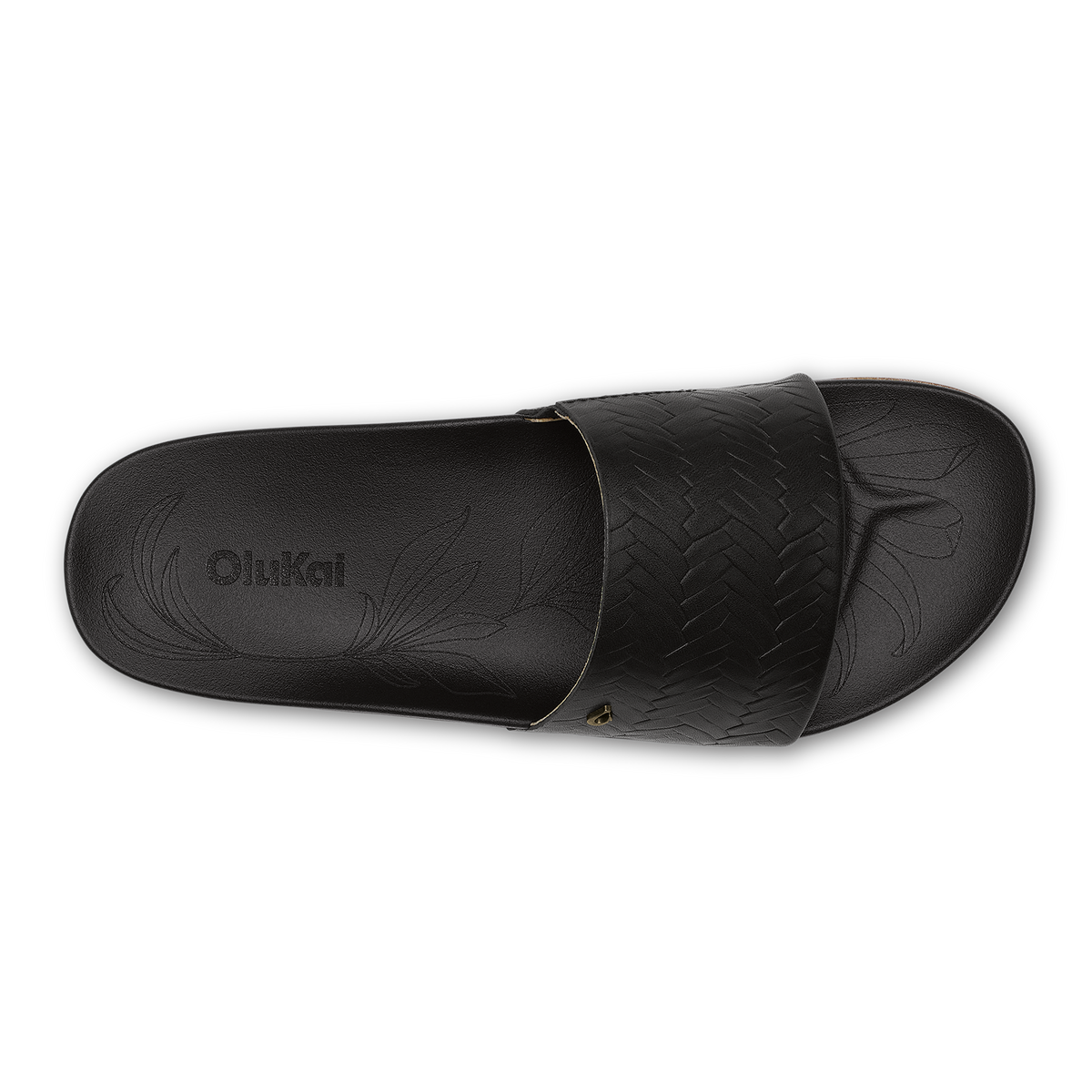 Kipea Pono Women's Slide Sandals - Black / Weave