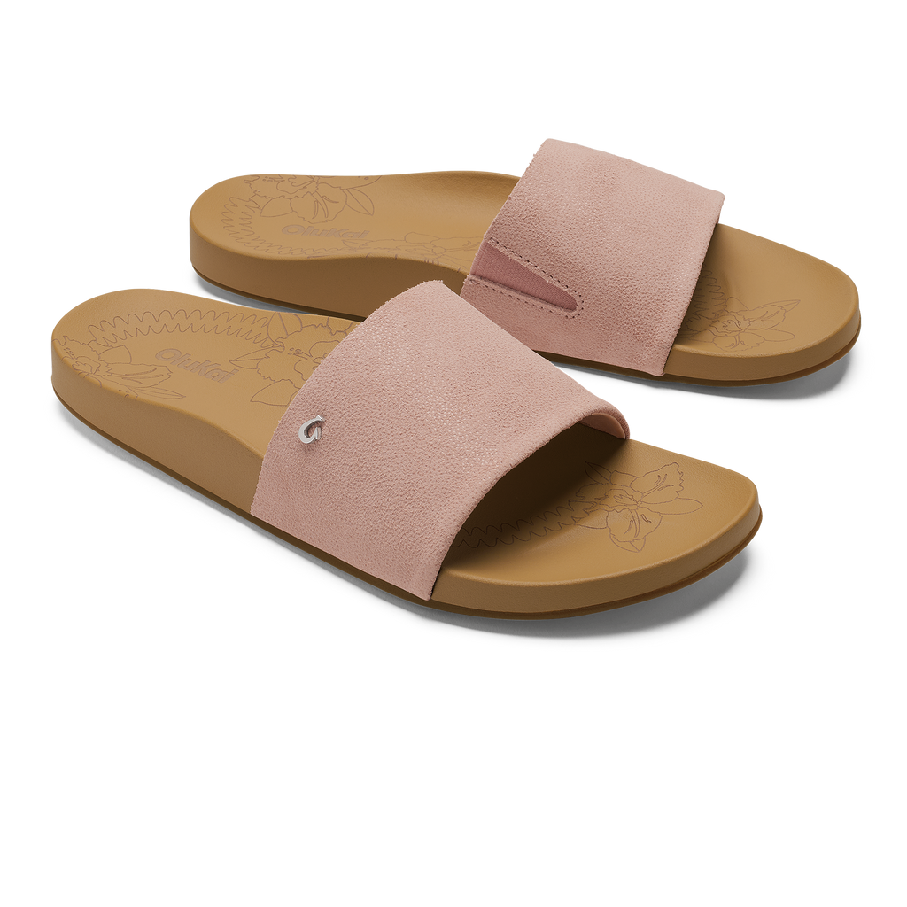 Kipea Pono Women's Slide Sandals - Soft Pink / Warm Sand