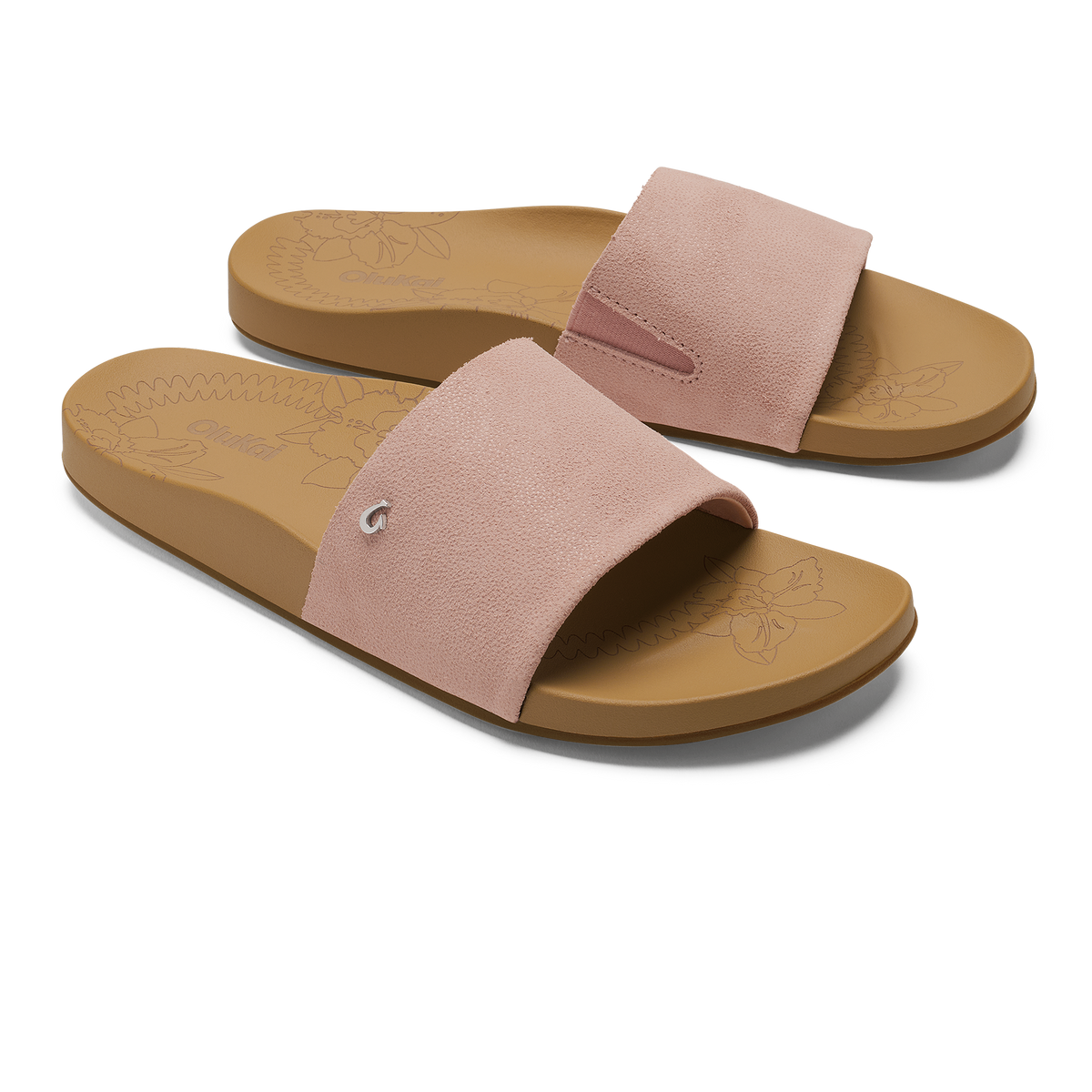 Kipea Pono Women's Slide Sandals - Soft Pink / Warm Sand
