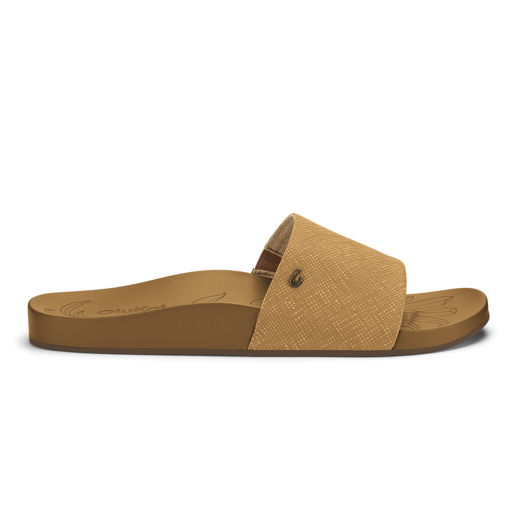 Kipea Pono Women's Slide Sandals - Sahara / Crosshatch