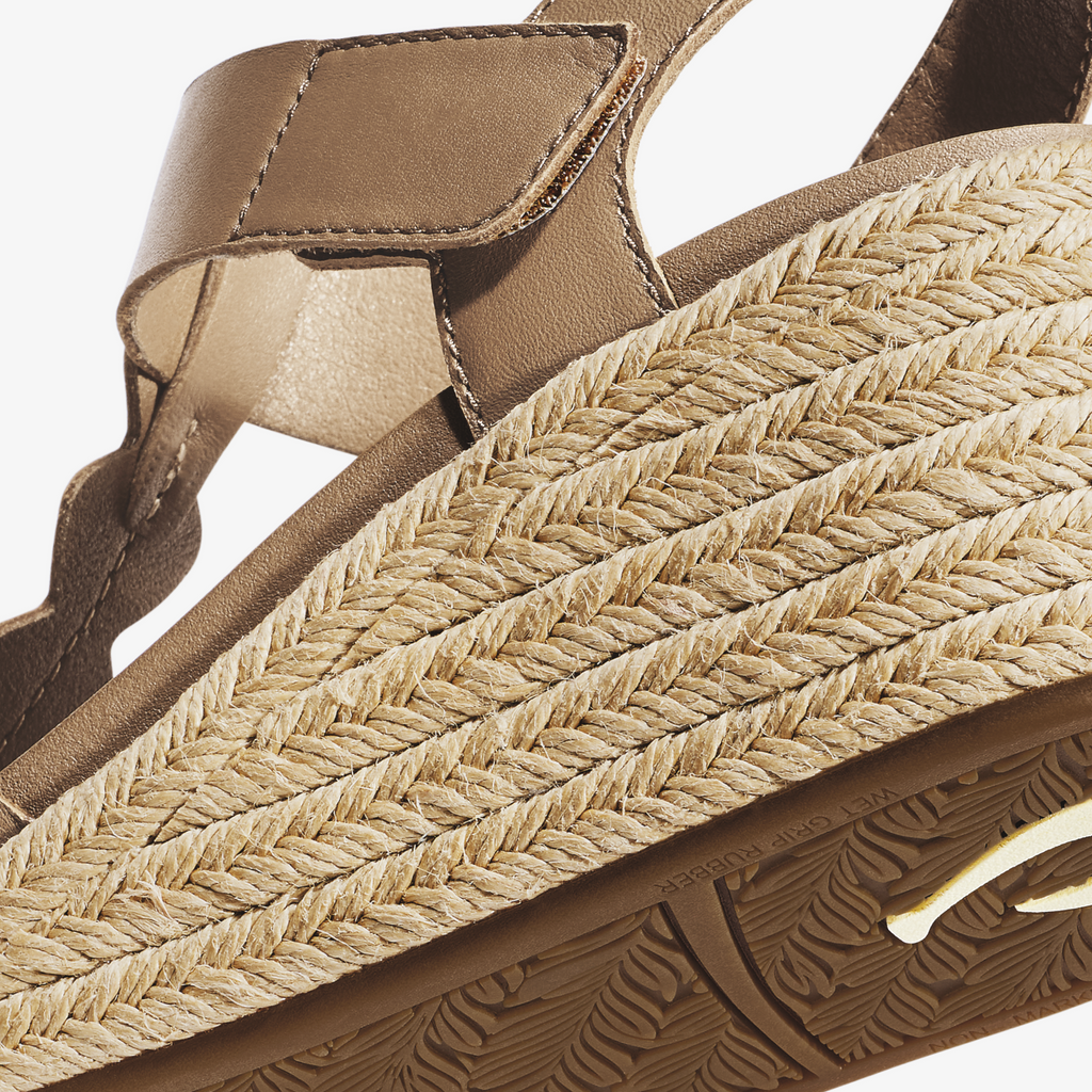 Ihi Women's Wedge Sandals - Tan / Tan
