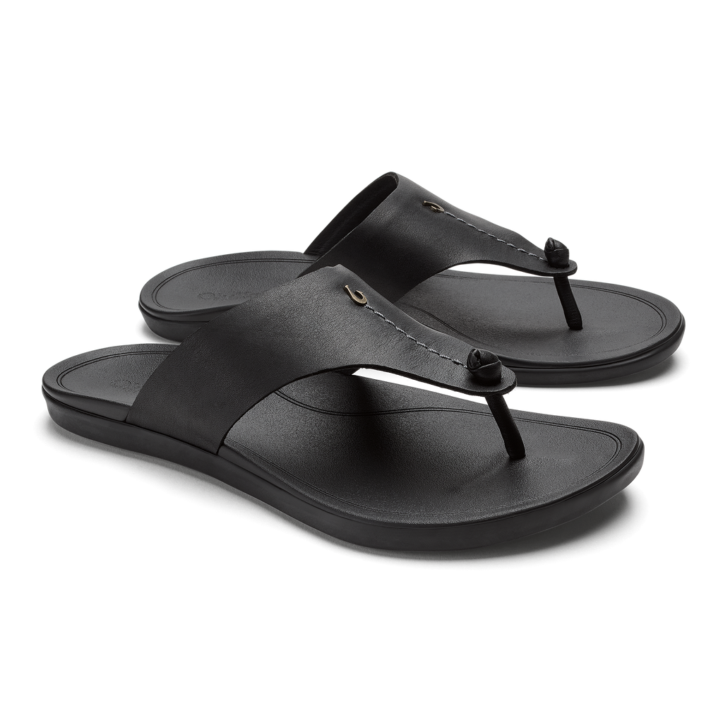 Hoopio Mele Women's Vario Sandals - Black / Black